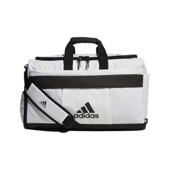Adidas Polyester Luggage Bag Handbag Shoulder Bag Crossbody Bag Travel Bag Gym Bag Unisex Gray White