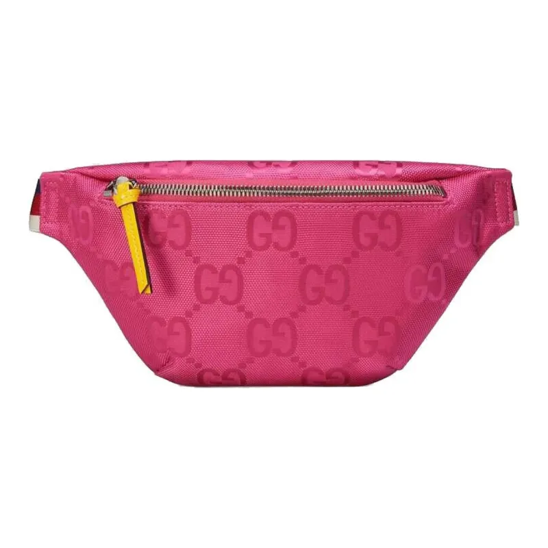 GUCCI Nylon With Leather Fanny Pack Sling Bags Kids' Bags Kids' Pink-0
