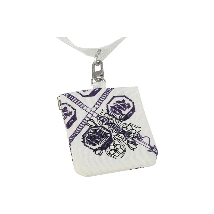 LiNing Fabric Shoulder Bag Crossbody Bag Regular Men's Vanilla White All Over Print-3