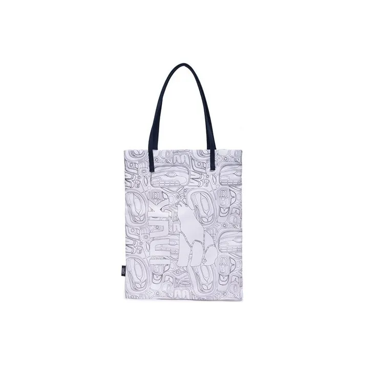 INUK Polyester One Shoulder Handbag Regular Unisex White-0