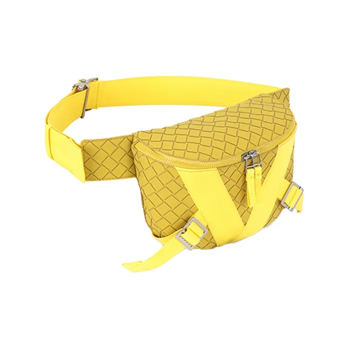 Bottega Veneta Polyurethane Belt Belt Coin Purse Men's Yellow-1
