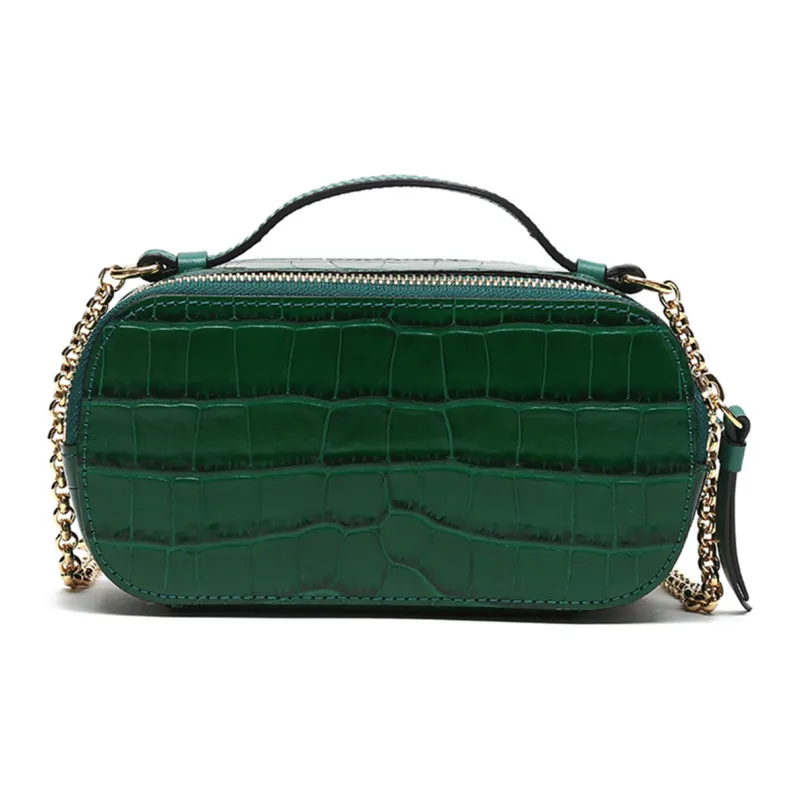 Chloe Chloé Bags Cow Leather Dressing Bag, Shoulder Bag, Crossbody Bag, Handbag Mini Women's Wood Green-3