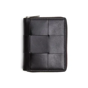 Bottega Veneta Cow Leather Wallet Men's Black