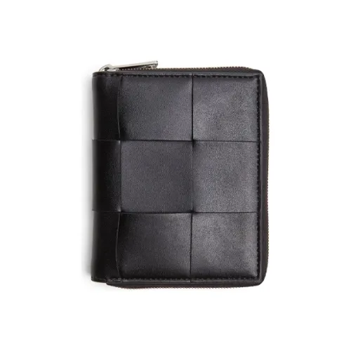 Bottega Veneta Zipper Wallet Men's Black