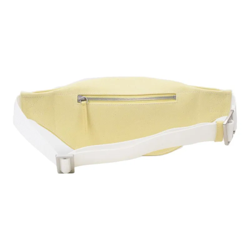 Jacquemus Canvas Canvas Bag Fanny Pack Regular Women's Light Yellow-1