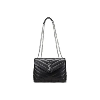 SAINT LAURENT Loulou Quilted Small Shoulder Bag