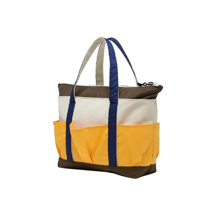 Champion Cotton Canvas Canvas Bag Tote Tote Bag Shopping Bag Canvas Bag Handbag Women's Brown-2