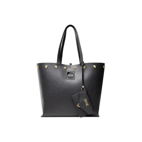 VERSACE JEANS COUTURE Polyester Shoulder Bag Crossbody Bag Handbag Womens Black