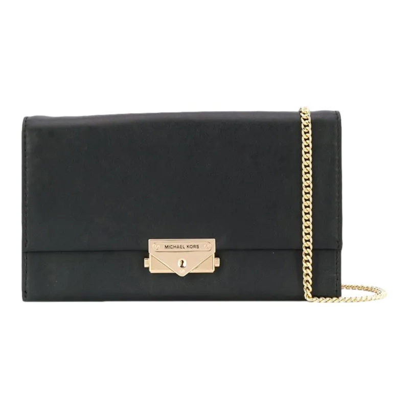 MICHAEL KORS MK MICHAEL KORS Handbag Collection Cece Cow Leather Shoulder Bag, Crossbody Bag Tubas Women's Black-0