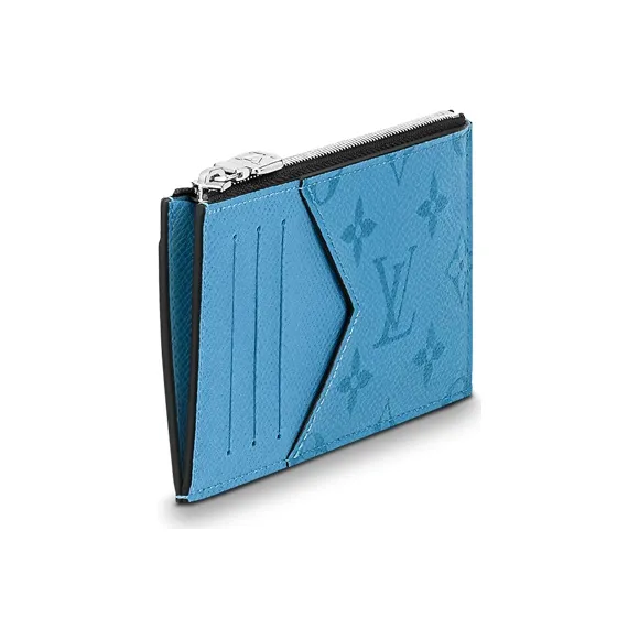 LOUIS VUITTON Coin Card Holder Denim-1