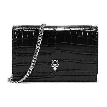 Alexander McQueen Skull Embossed Crossbody Bag