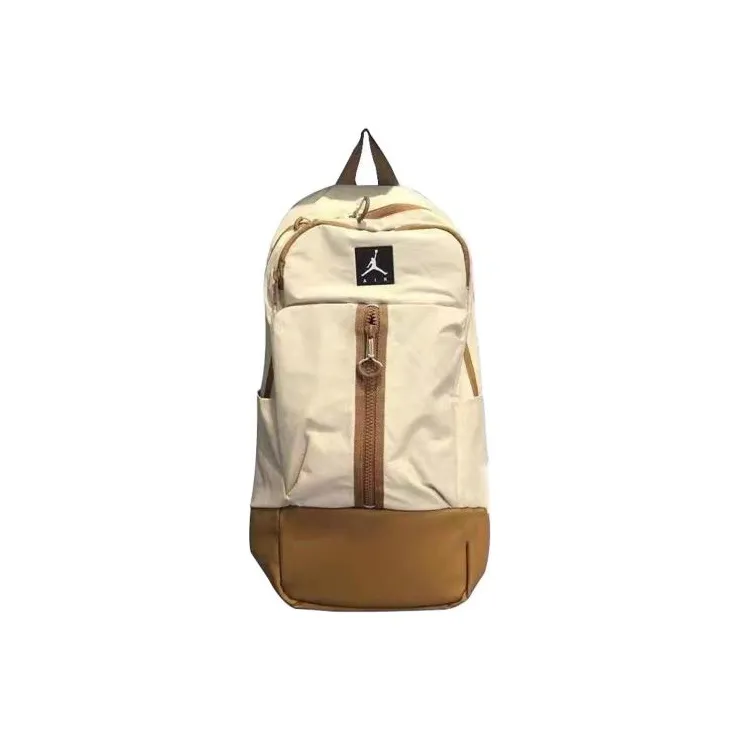 Jordan Polyester Basketball Bag Backpack Unisex Khaki-0