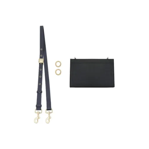 Luxury Care Artisan Workshop Cow Leather Shoulder Strap Bag Accessory Unisex Black
