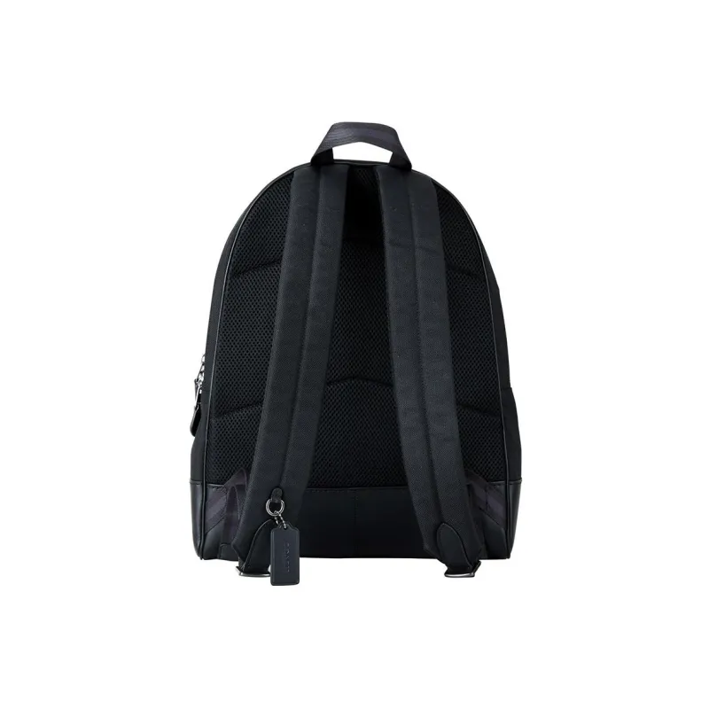 COACH West Dupont Nylon Backpack Large Size Men's Black-1