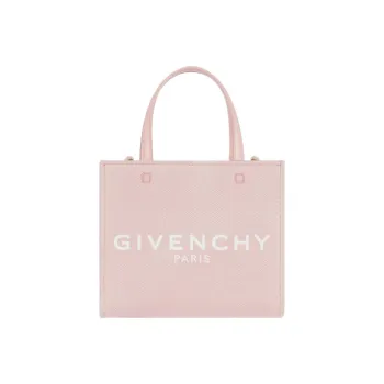 GIVENCHY Cotton Canvas And Linen Canvas Bag Tote Bag Shopping Bag Handbag Shoulder Bag Crossbody Bag Mini Women's Pink
