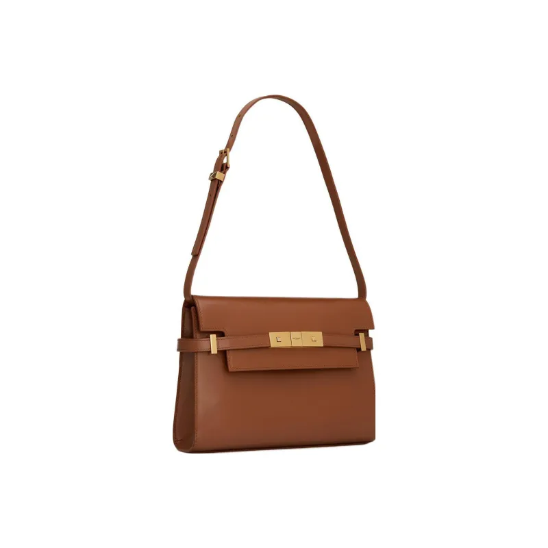 SAINT LAURENT MANHATTAN Leather Crossbody Bag, Shoulder Bag Women's-1