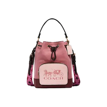 COACH Jes Leather Crossbody Bag, Shoulder Bag Trumpets Women's Gorgeous Pink
