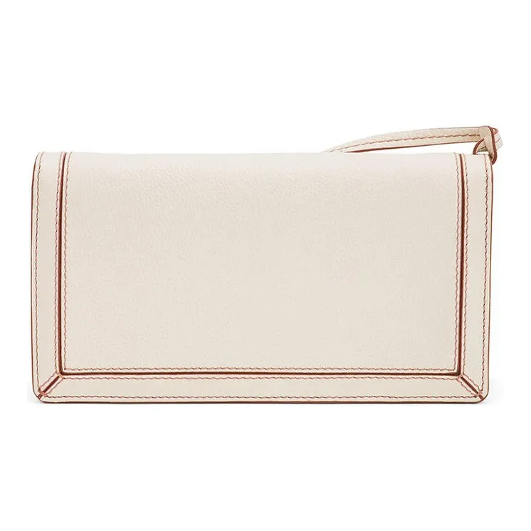 LOEWE Barcelona Cow Leather Crossbody Bag, Shoulder Bag Mini Women's Ecru-2