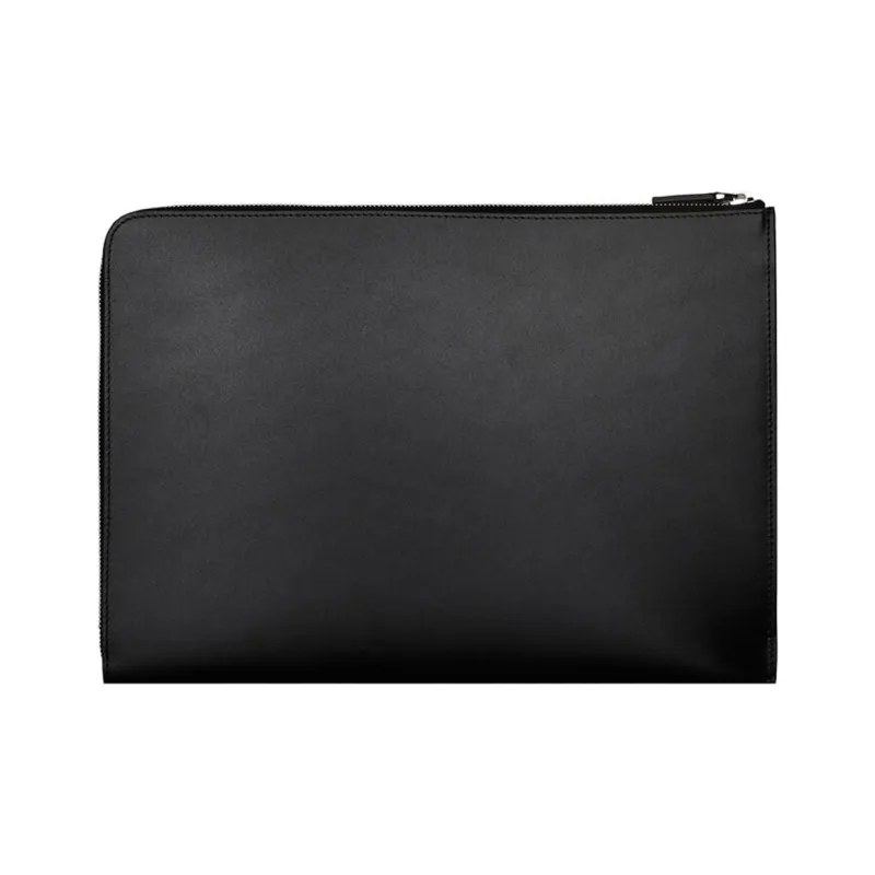 MONTBLANC Meisterstuck Leather Handheld Briefcase Men's Black-2