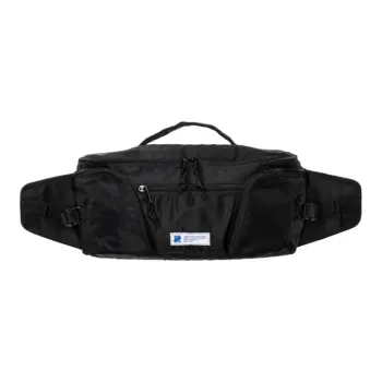 UNDEFEATED Nylon Fabric Fanny Pack Unisex Black