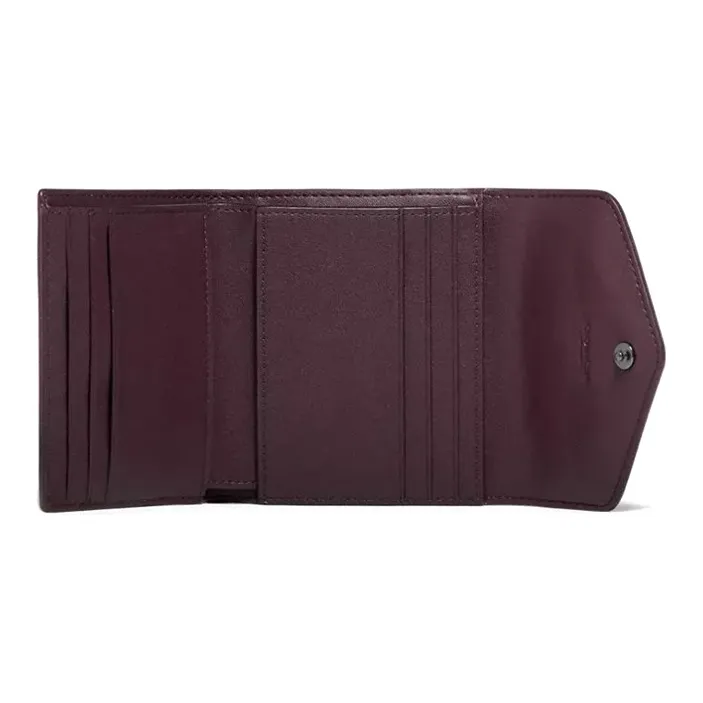 COACH Wyn Cow Leather Wallet Women's Beige Brown-1