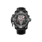 RGA3591-Black Case Black Dial Black Leather Strap