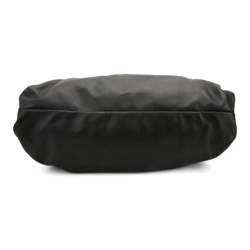 Bottega Veneta Cow Leather Shoulder Bag Regular Women's Black-3