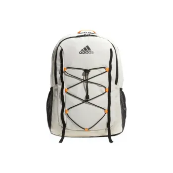 Adidas Polyester Backpack Regular Unisex Beige Brown