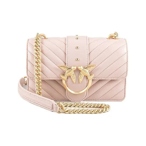 PINKO SIMPLY Sheepskin Flying Bird Bag Swan Bag Shoulder Bag Crossbody Bag Mini Women's Pink
