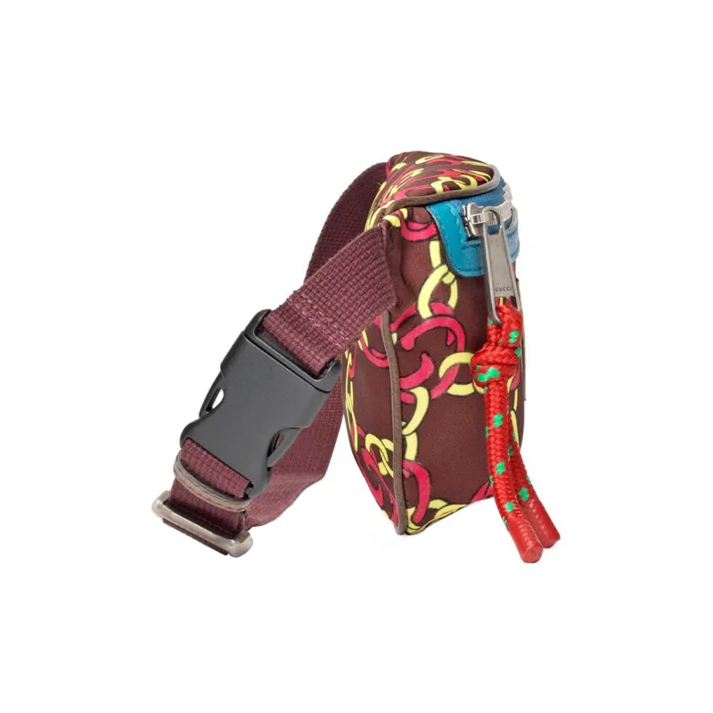 GUCCI The North Face Collaboration Recycled Nylon Fanny Pack Unisex Brown-2