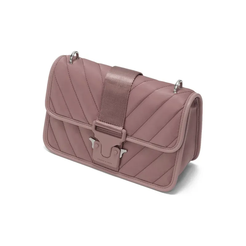 CHARLES&KEITH Fabric Small Square Bag Shoulder Bag, Crossbody Bag Regular Women's Multicolor-7