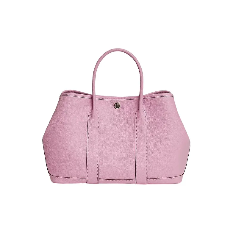 HERMES Garden Party Epsom Calfskin Handbag Women's X9 Mauve Sylvestre Mallow Purple-0