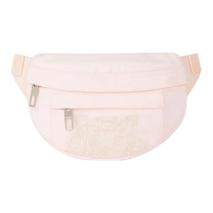 KENZO Sling Bag Fanny Pack Women's Pink Silk-0