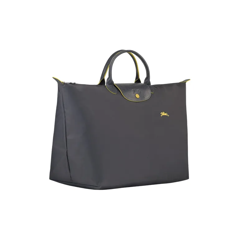 LONGCHAMP Le Pliage Nylon Fabric Dumpling Bag Travel Bag Handbag Shoulder Bag Unisex Metal Gray-2