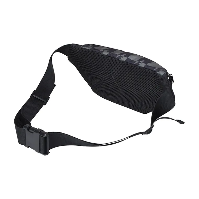 Anta Fabric Sling Bags One Shoulder Crossbody Fanny Pack Regular Unisex Earth Green & Basic Black-2