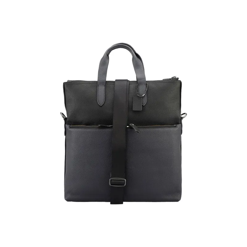 COACH Leather Crossbody Bag, Computer Shoulder Bag, Tote Bag, Handbag Large Size Men's Multicolor-0