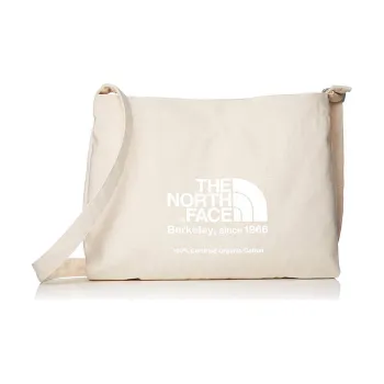 THE NORTH FACE Cotton Reusable Bag Shoulder Bag Crossbody Bag Unisex White