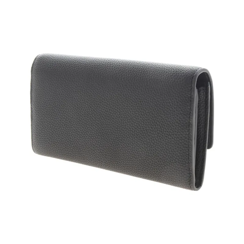 EMPORIO ARMANI Grain Leather Wallet Men's Black-1