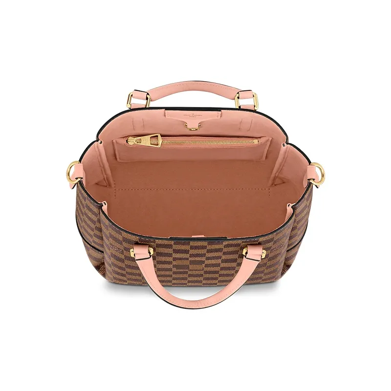 LOUIS VUITTON Belmont Leather Handbag Shoulder Bag Small Size Women's Monogram Pink-2