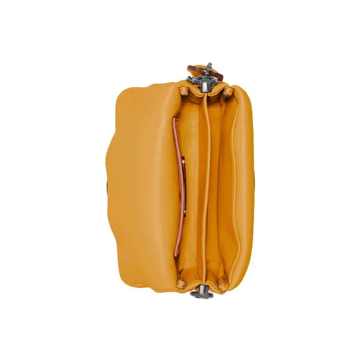 COACH Pillow Tabby Leather Pillow Bag, Cloud Bag, Shoulder Bag, Crossbody Bag Trumpets Women's Macaron Orange-2