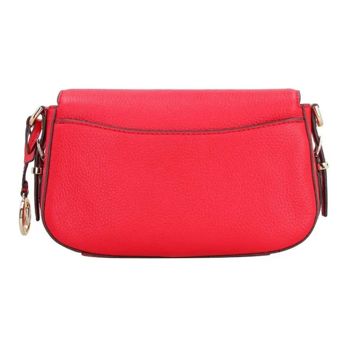 MICHAEL KORS Bedford Leather Shoulder Bag Women's Red-2