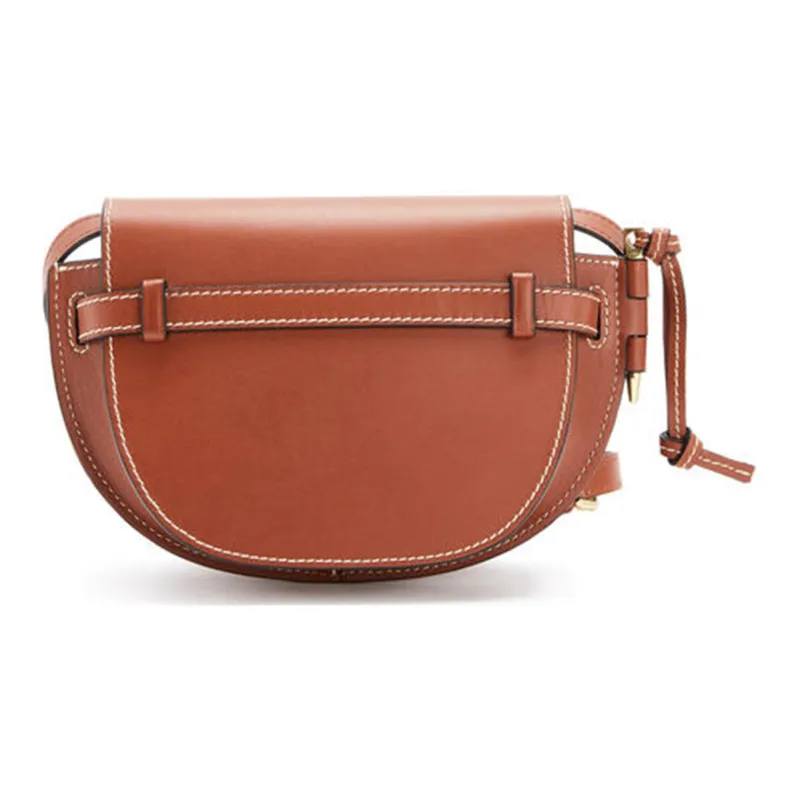 LOEWE Gate Natural Calfskin Bowknot Shoulder Bag Crossbody Bag Mini Women's Rusty-2