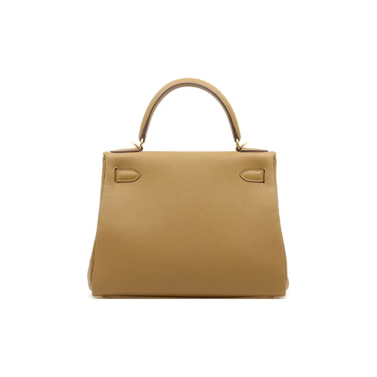 HERMES Kelly Togo Calfskin Kelly Bag Handbags Women's U8 Bronze Dore Copper Gold-2