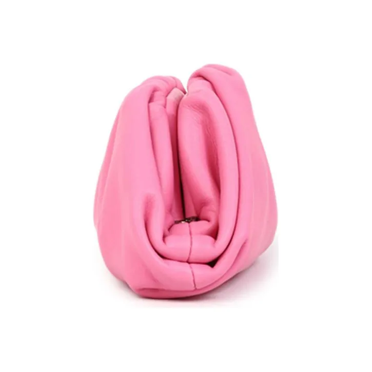 Bottega Veneta Leather Handbag Women's Pink-2
