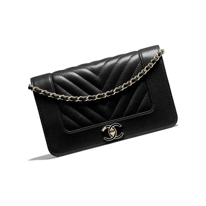 CHANEL Leboy Sheepskin Flap Bag, Wallet, Shoulder Bag, Crossbody Bag Women's Black-3