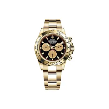 ROLEX Universe Slim Ditan Series Automatic Mechanical Movement Men's Watch 40mm Black Dial Gold Watch Case Gold Strap