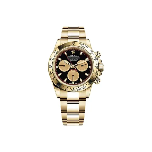 ROLEX Universe Slim Ditan Series Automatic Mechanical Movement Men's Watch 40mm Black Dial Gold Watch Case Gold Strap