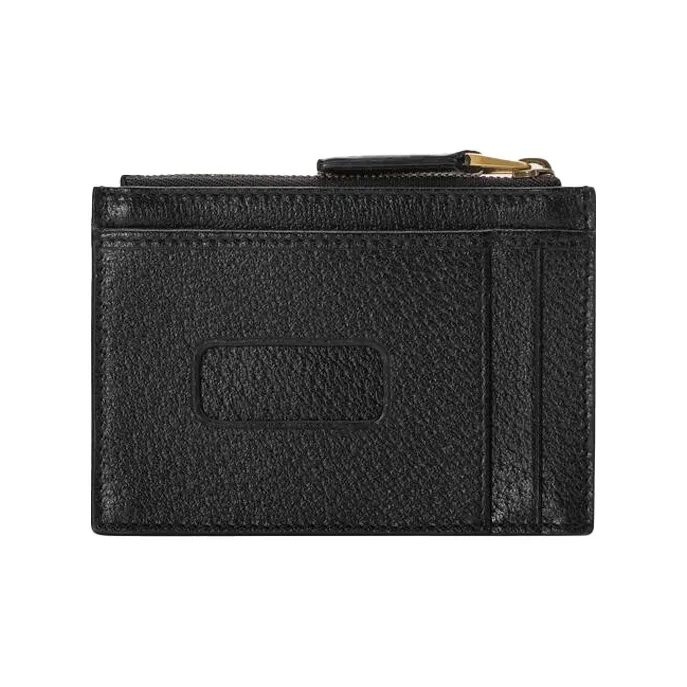 GUCCI GG Marmont Leather Card Holder Card Holder Men's Black-1