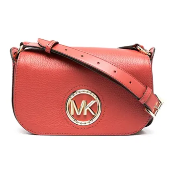 MICHAEL KORS MICHAEL KORS Luggage Collection Leather Shoulder Bag Crossbody Bag Women's Terra Cotta Red