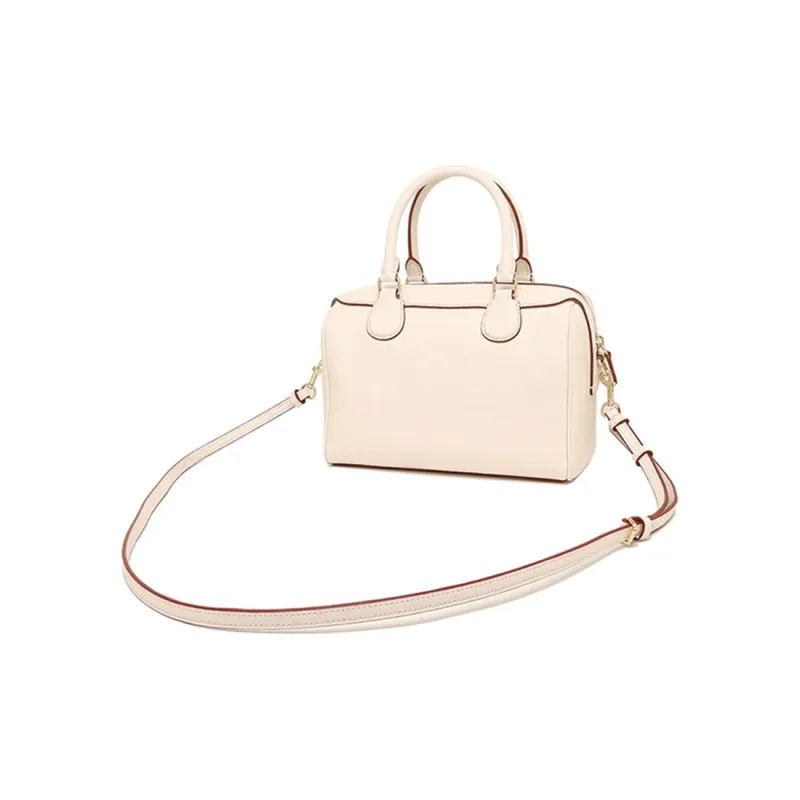 COACH Bennett Leather Boston Bag Backpack Crossbody Bag Mini Women's White-1